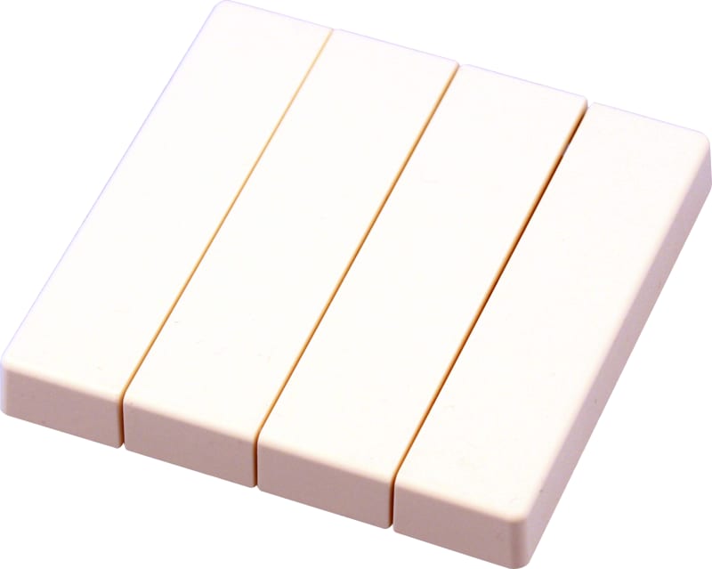 Eaton CWIZ-04/01 4-gang rocker, pure white, 55 x 55 mm