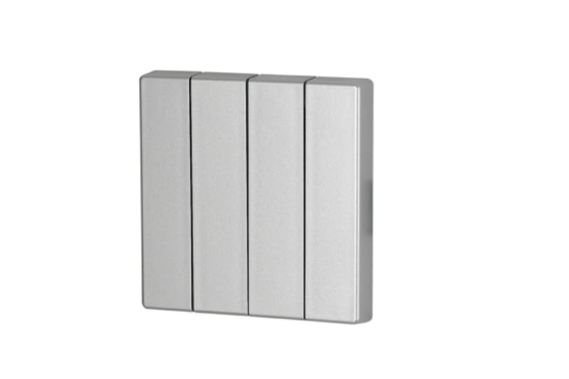 Eaton 4-gang rocker silver 55x55 mm (126052)