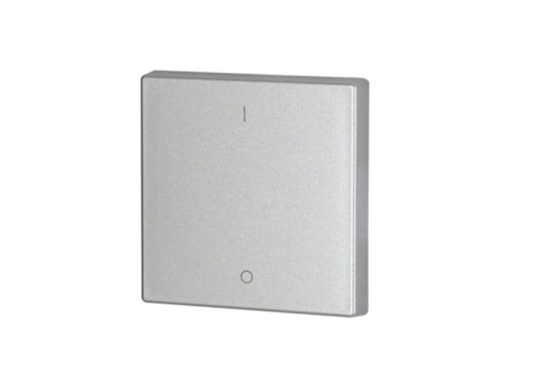 Eaton Single Rocker Silver 55x55 mm 1/0 (147591)