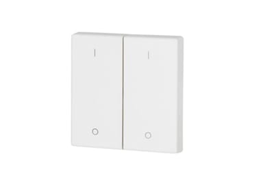 Eaton Double Rocker White 55x55 mm 1/0