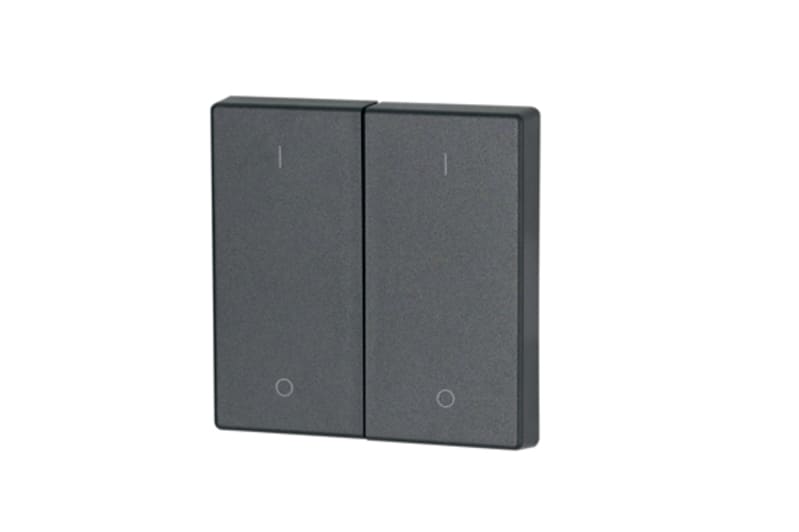 Eaton Double Rocker Anthracite 55x55 mm 1/0 (147596)