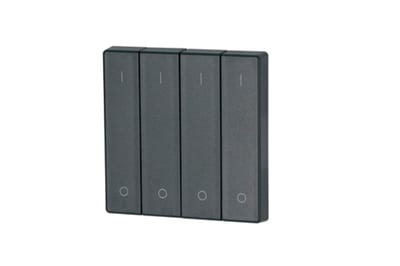 Eaton 4-Gang Rocker Anthracite 55x55 mm 1/0