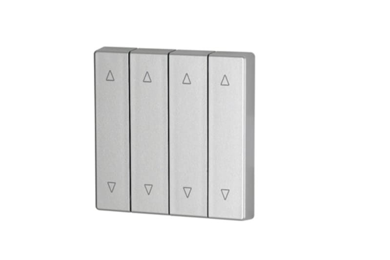 Eaton 4-Gang Rocker Silver 55x55 mm Up/Down (147623)