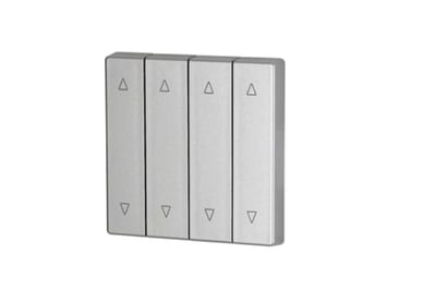 Eaton 4-Gang Rocker Silver 55x55 mm Up/Down