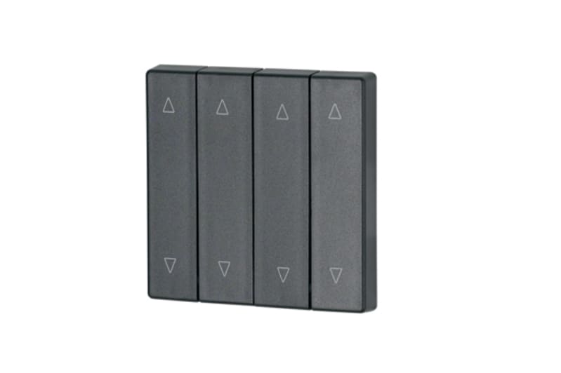 Eaton 4-Gang Rocker Anthracite 55x55 mm On/Neutral (147624)