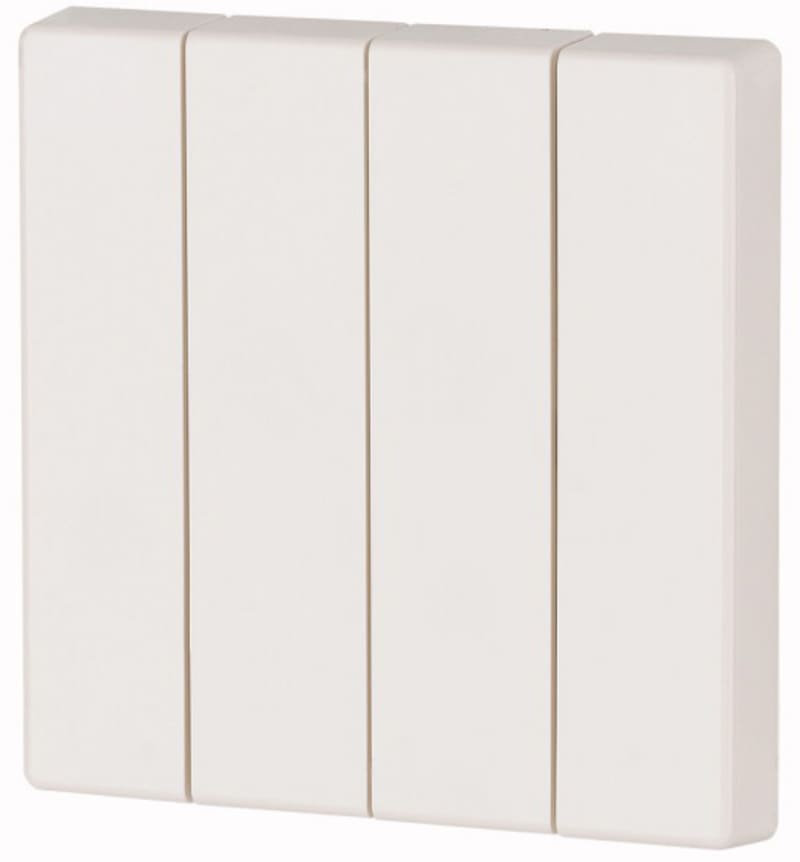Eaton 193989 Rocker 4-Gang Signal White 55x55 mm Glossy