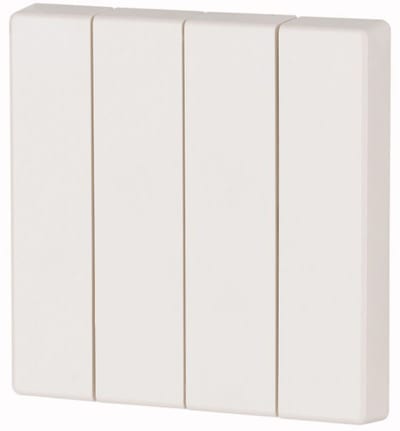 Eaton 193989 Rocker 4-Gang Signal White 55x55 mm Glossy
