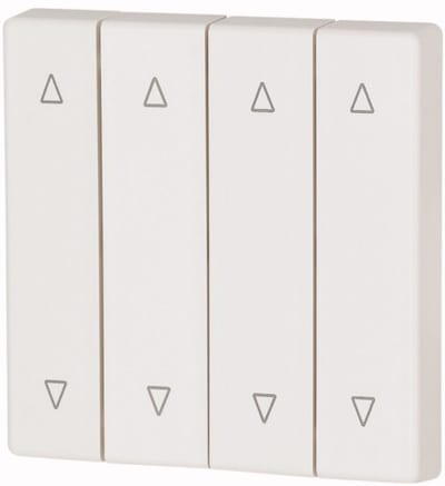 Eaton 4-Gang Rocker Signal White On/Neutral