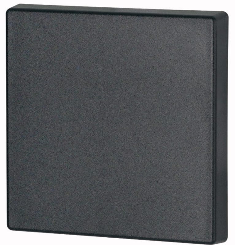 Eaton Single Rocker 55 × 55 mm, Matt Jet Black (195242)