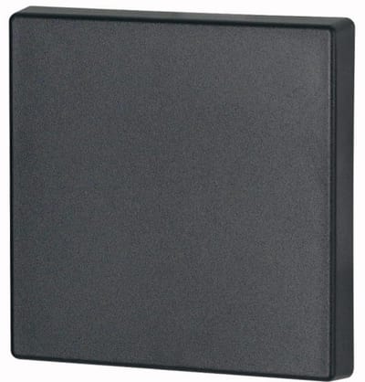Eaton Single Rocker 55 × 55 mm, Matt Jet Black