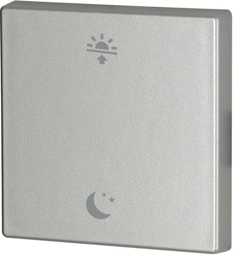 Eaton CWIZ-01/F3 Single Rocker Matte Silver, Morning/Night Symbols