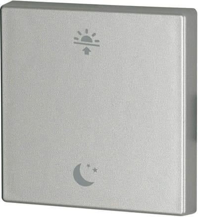 Eaton CWIZ-01/F3 Single Rocker Matte Silver, Morning/Night Symbols