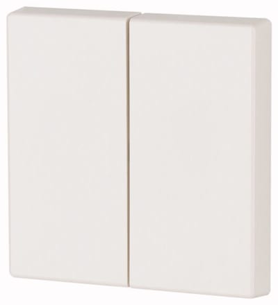 Eaton Alpine White Double Rocker 55x55 mm