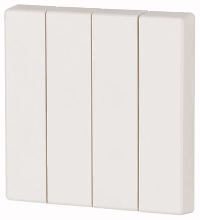 Eaton Alpine White 4-Gang Rocker 55x55 mm