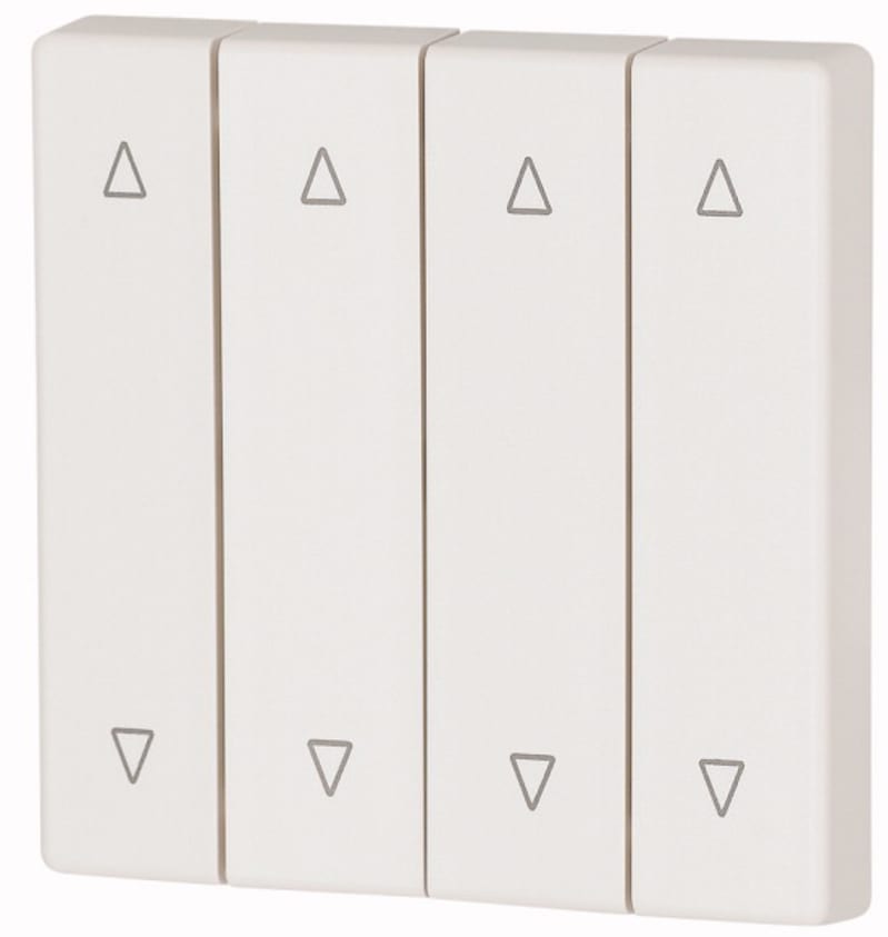 Eaton alpine white 4-gang rocker 55x55 mm up/down (184597)