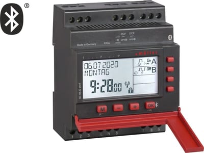 Function LA1094BT Annual Time Switch MM7587 2-Channel 12-24 V AC/DC, Bluetooth
