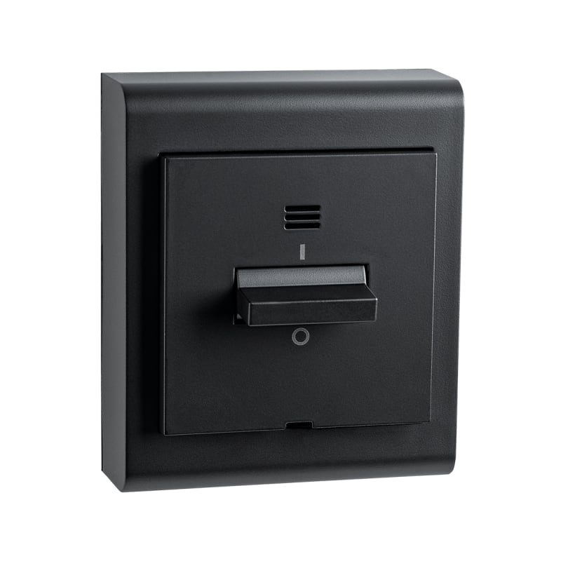 Switch WITH LIGHT PV 2-Pole Black (1409896)