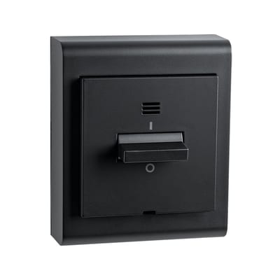 Switch WITH LIGHT PV 2-Pole Black