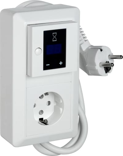 Time Switch Set 16A 2P cable POLAR WHITE