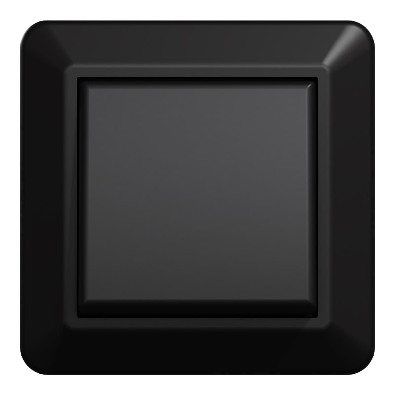 Switch 6 Two-Way Flush RS Black (EKO40004)