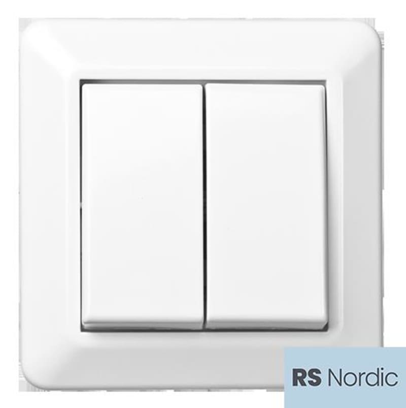 ELKO RS Nordic Double Two-Way Switch 16 A 250 V (EKO30106)