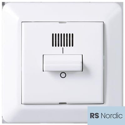 Switch 2 Pole Indicator Flush RS PURE WHITE