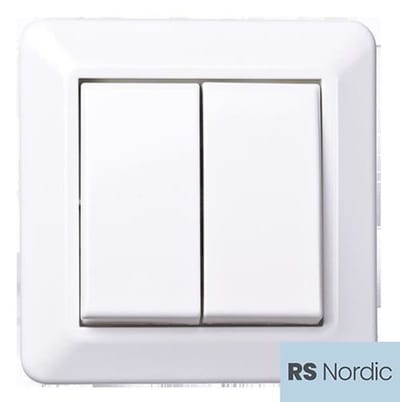Switch 5 Series Push-In Flush RS PURE WHITE
