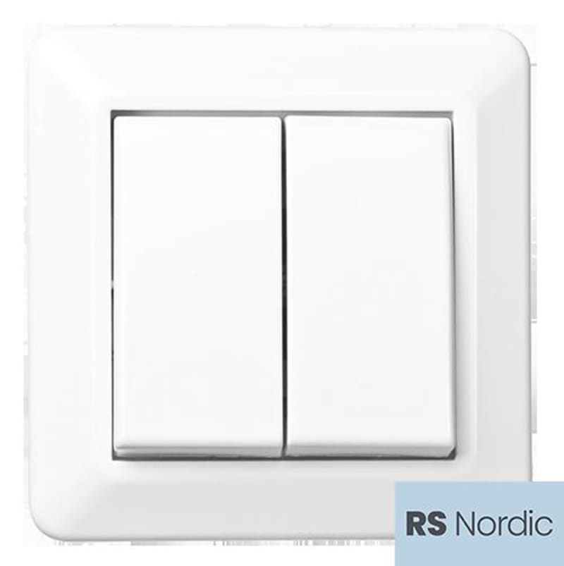 Switch 6+6 Double Two-Way Push-In Flush RS RH (EKO07354)