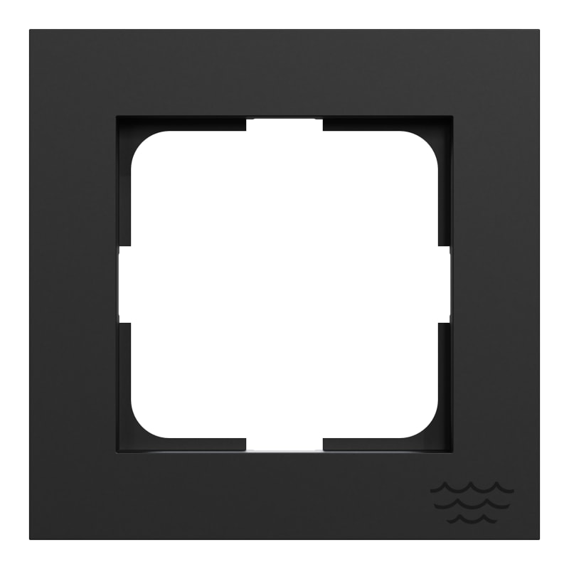 Frame 1-Hole Plus HP Black (EKO30001)