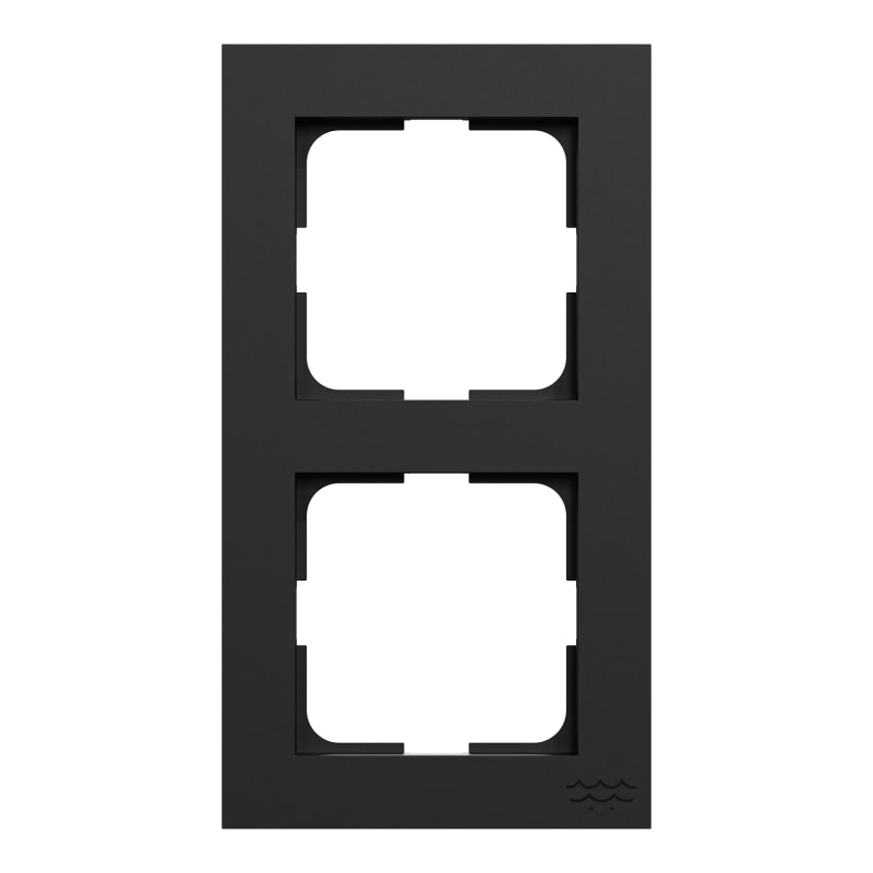 Frame 2-Hole Plus HP Black (EKO30002)