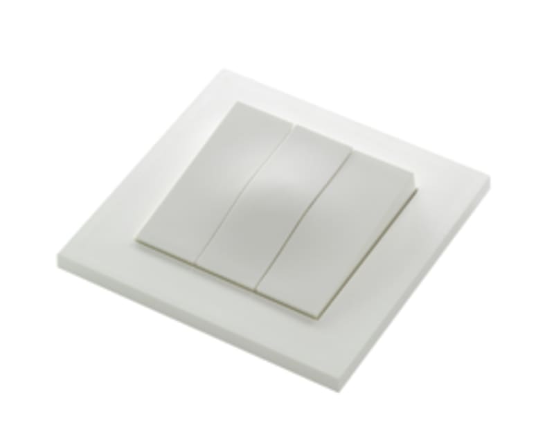 PLUS Switch Recessed 1+1+1 POLAR WHITE (EKO03730)