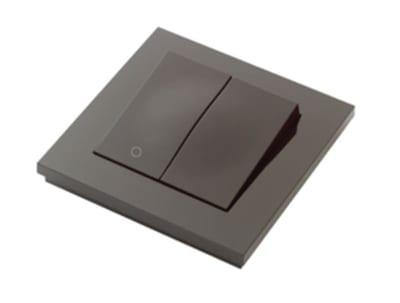 PLUS Switch Recessed 2-1 Black