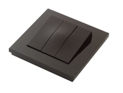PLUS Switch Recessed 1+1+1 Black
