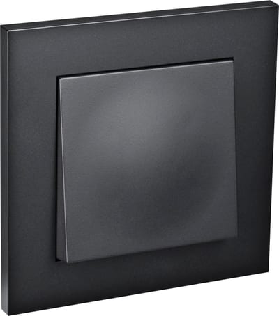 PLUS Switch Recessed 6 Black