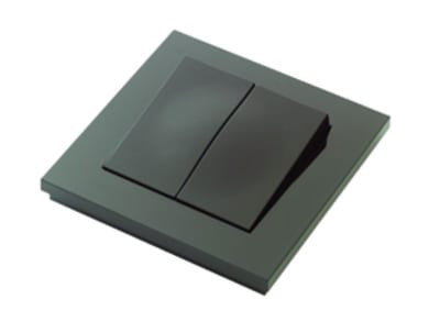 PLUS Switch Recessed 6-6 Black