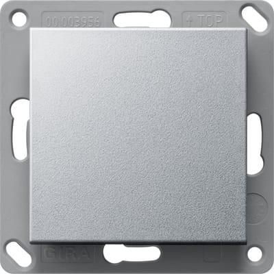Wall Transmitter Bluetooth, Single, System 55, Aluminium Colour
