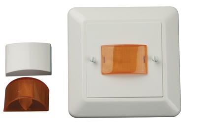 Exit sign luminaire Yellow RECESSED