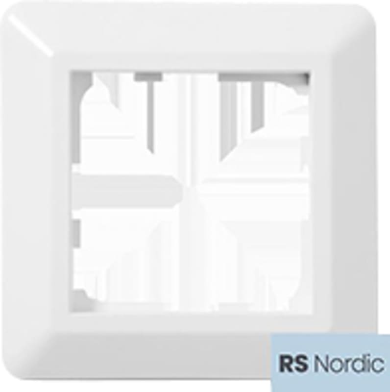 Frame 1-Hole RS PURE WHITE (EKO07370)