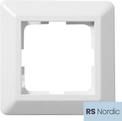 90mm Frame 1-Hole RS PURE WHITE