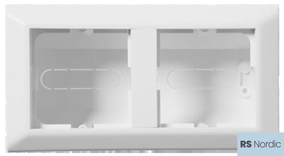ELKO RS Nordic Double Surface Corner Installation Box White