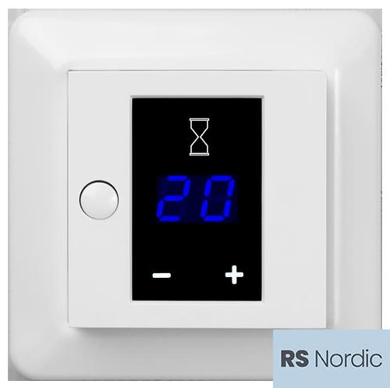 Display Timer 16A RS PURE WHITE (EKO30153)