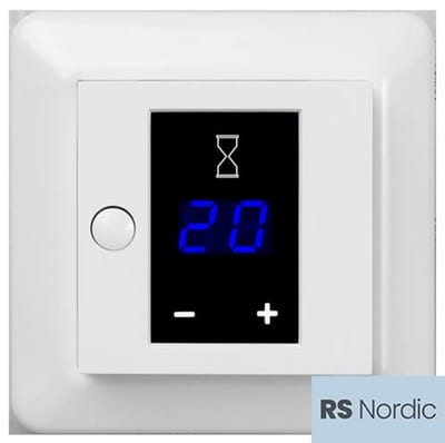 Display Timer 16A RS PURE WHITE