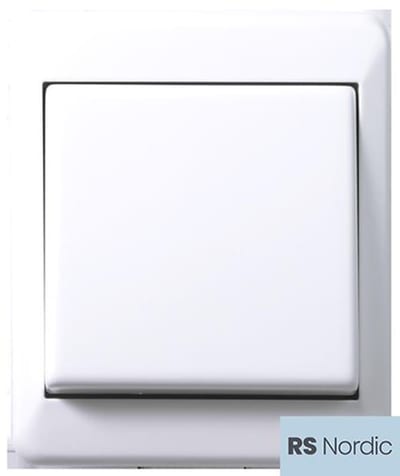 ELKO RS Nordic 1-Pole Surface-Mounted Switch White