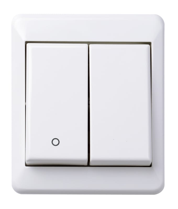 ELKO RS Nordic 2+1-Pole Surface-Mounted Switch 10A White (EKO07589)