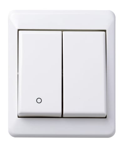 ELKO RS Nordic 2+1-Pole Surface-Mounted Switch 10A White