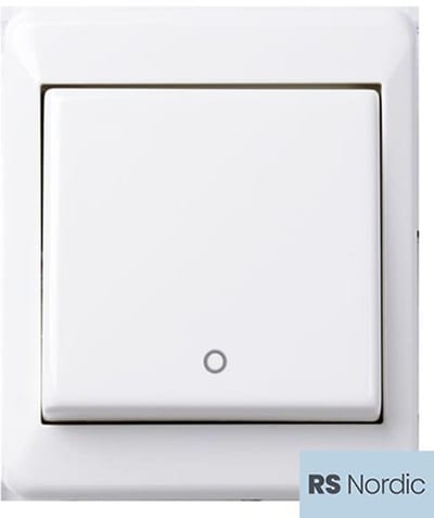 ELKO RS Nordic 2-Pole Surface Switch with Push-In Terminal