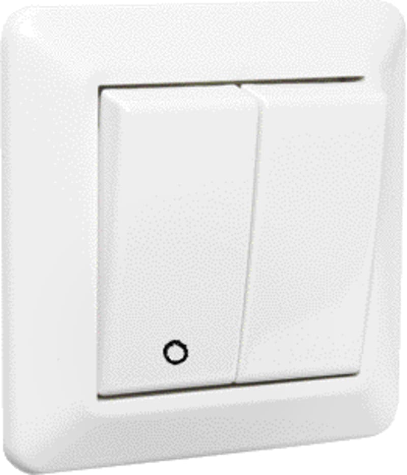 Switch 2+1-P.RECESSED H16/2+1 (EKO05120)