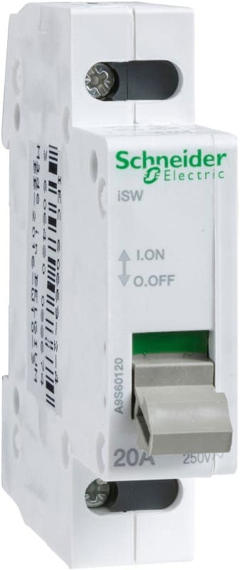 Schneider Electric ACTI9 - iSW switch - 1 pole - 20 A - 250V A9S60120