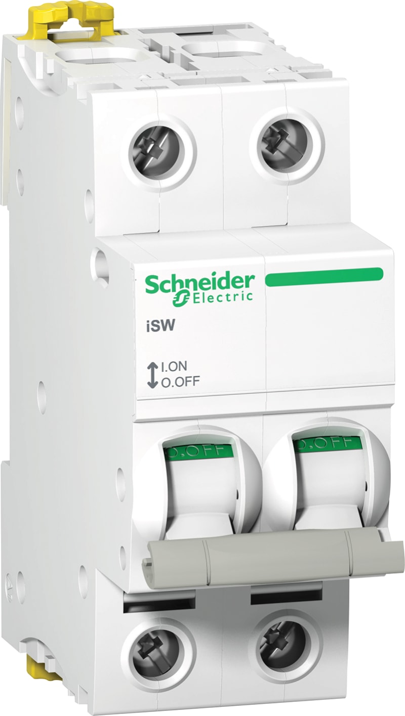 Schneider Electric switch disconnector iSW - 2P - 100 A - 415 V A9S65291