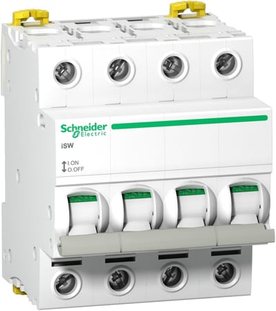 Schneider Electric switch disconnector iSW - 4P - 40 A - 415 V A9S65440